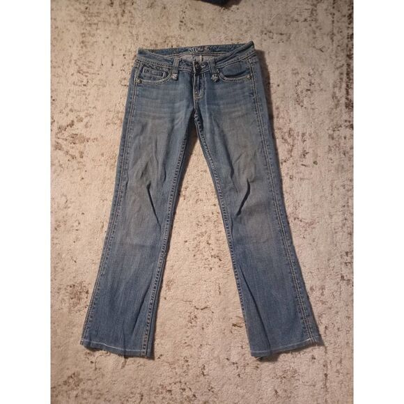 Miss Me Slim Light Wash Bootcut Denim Jeans 26 JP4368 - Picture 1 of 8